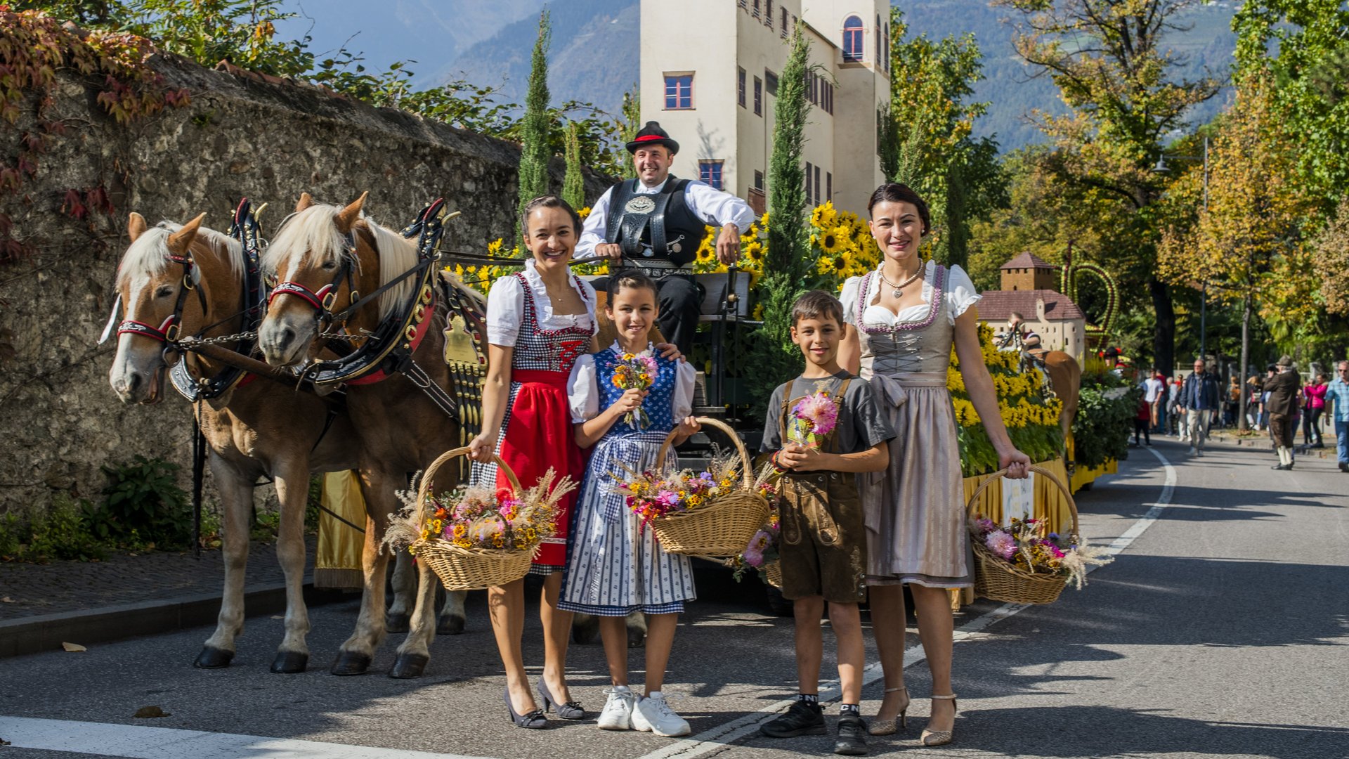 Trentino-Südtirol - Traubenfest in Meran